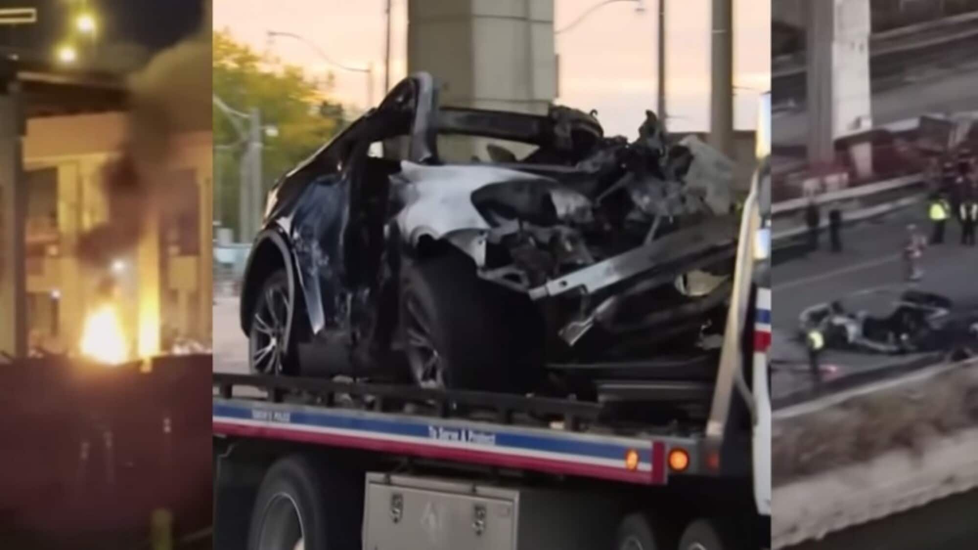 "Non riusciamo a uscire": la Tesla prende fuoco e diventa una trappola mortale