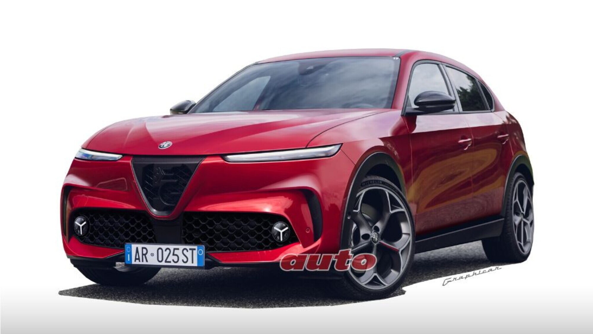 Kit 4 Bavettes (garde-boue) Pour Alfa Romeo Stelvio 2017-2022 - Protection Contre La Boue Et Graviers - Plastique TPO