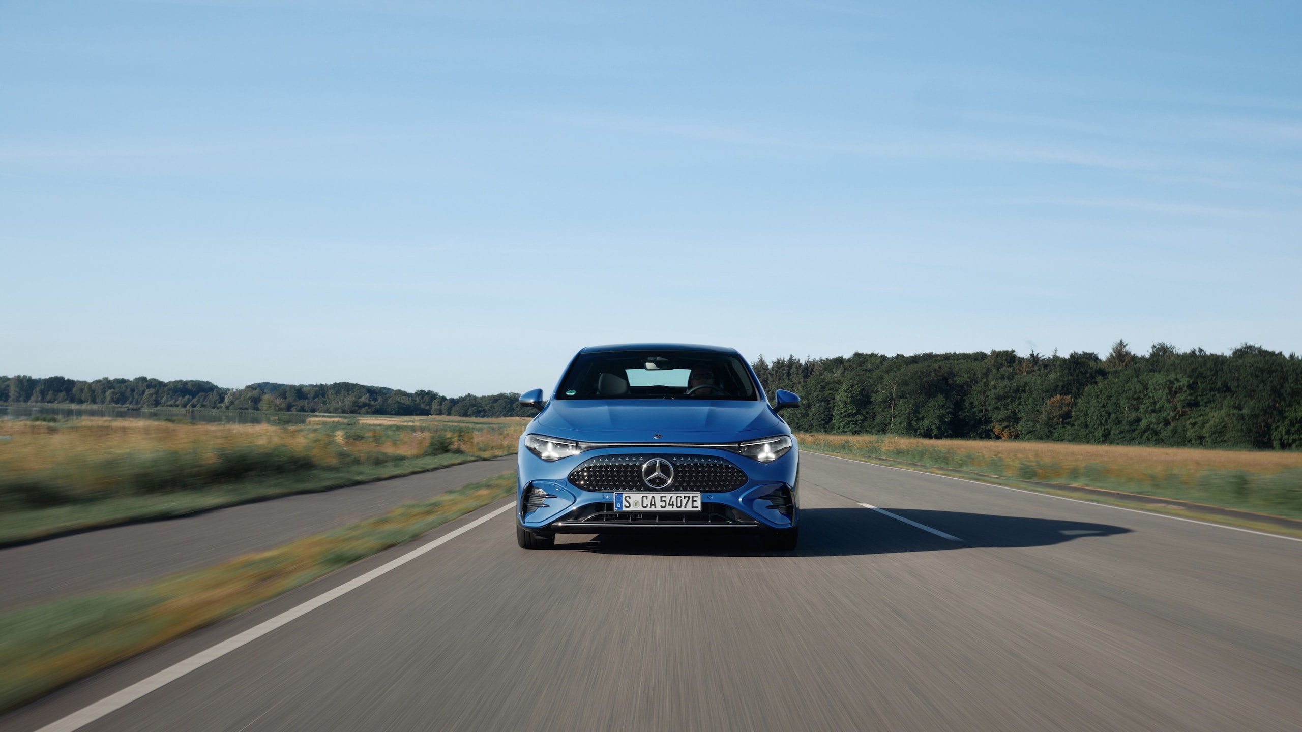 Mercedes CLA, le foto del test