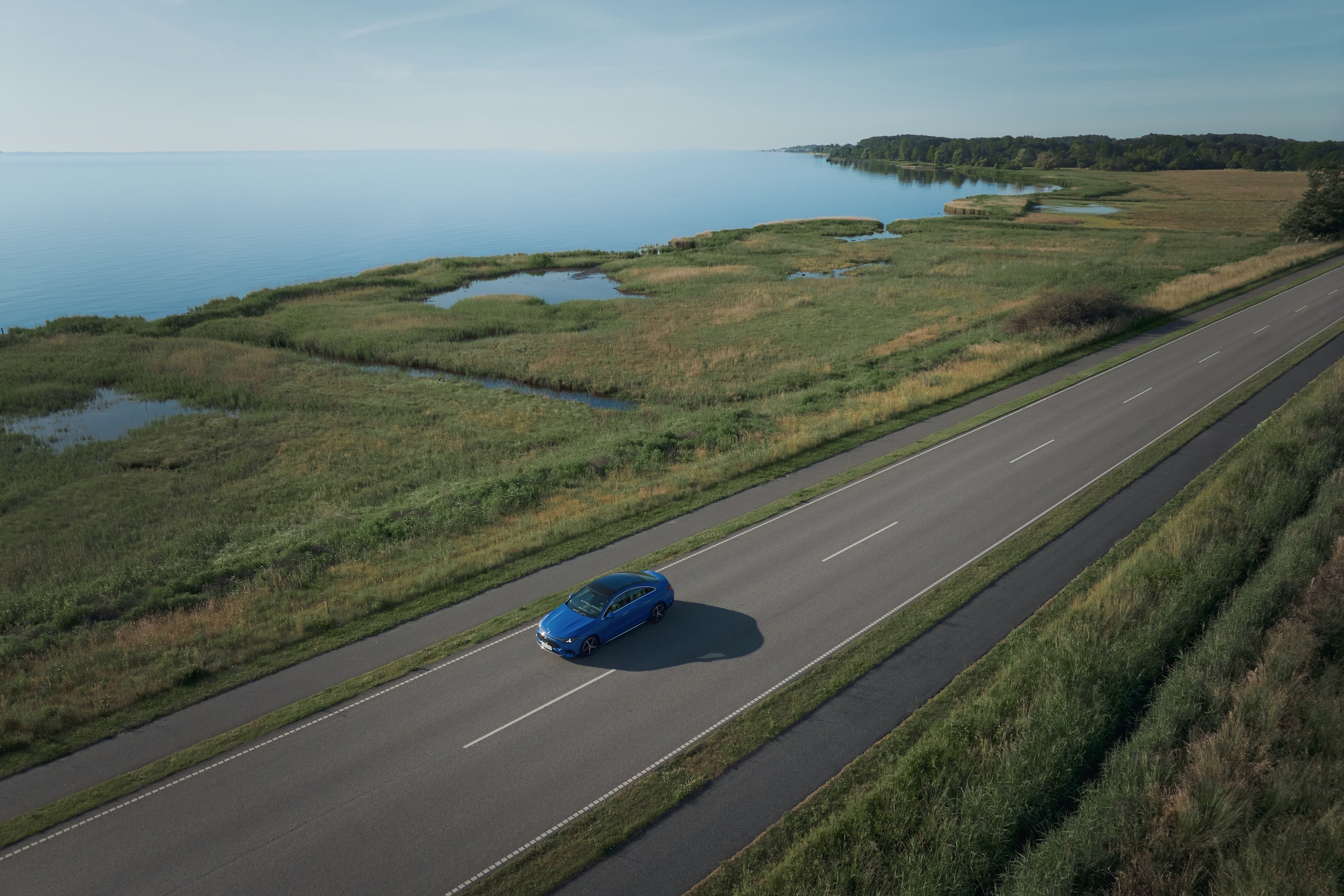 Mercedes CLA, le foto del test