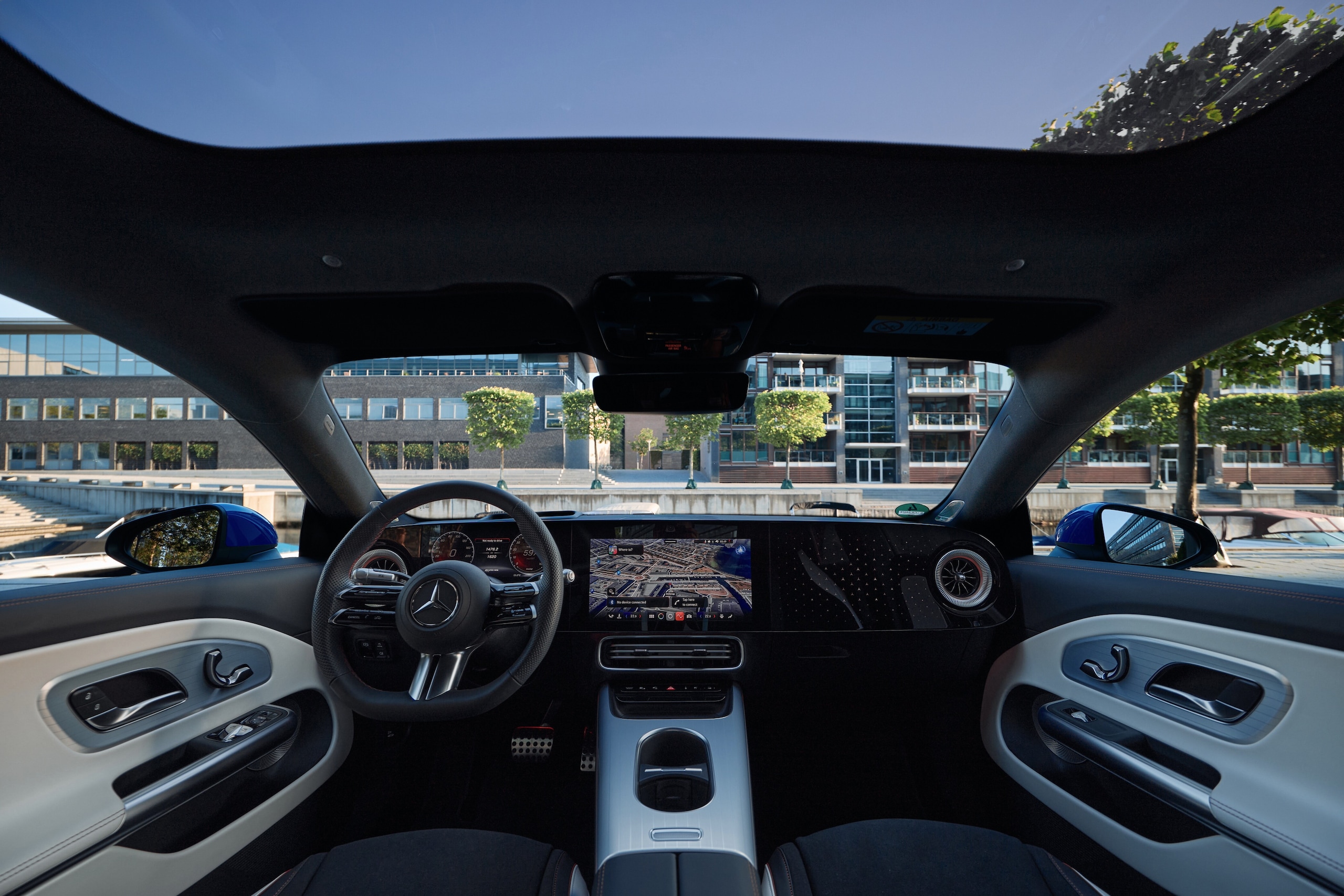 Mercedes CLA, le foto del test