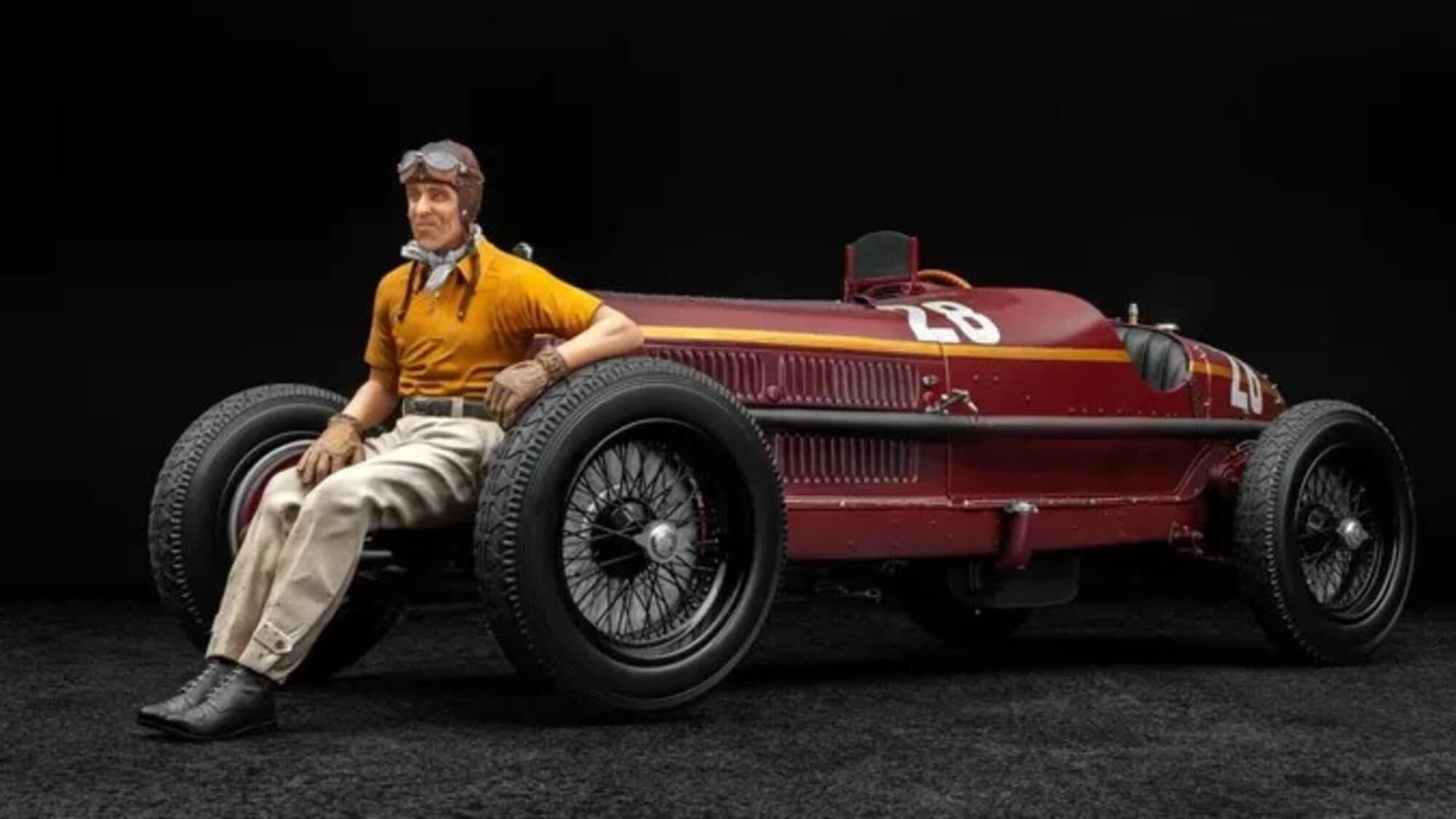 Alfa Romeo 8C 2300 di Nuvolari in scala 1:8: capolavoro da 28 pezzi a prezzo da auto nuova