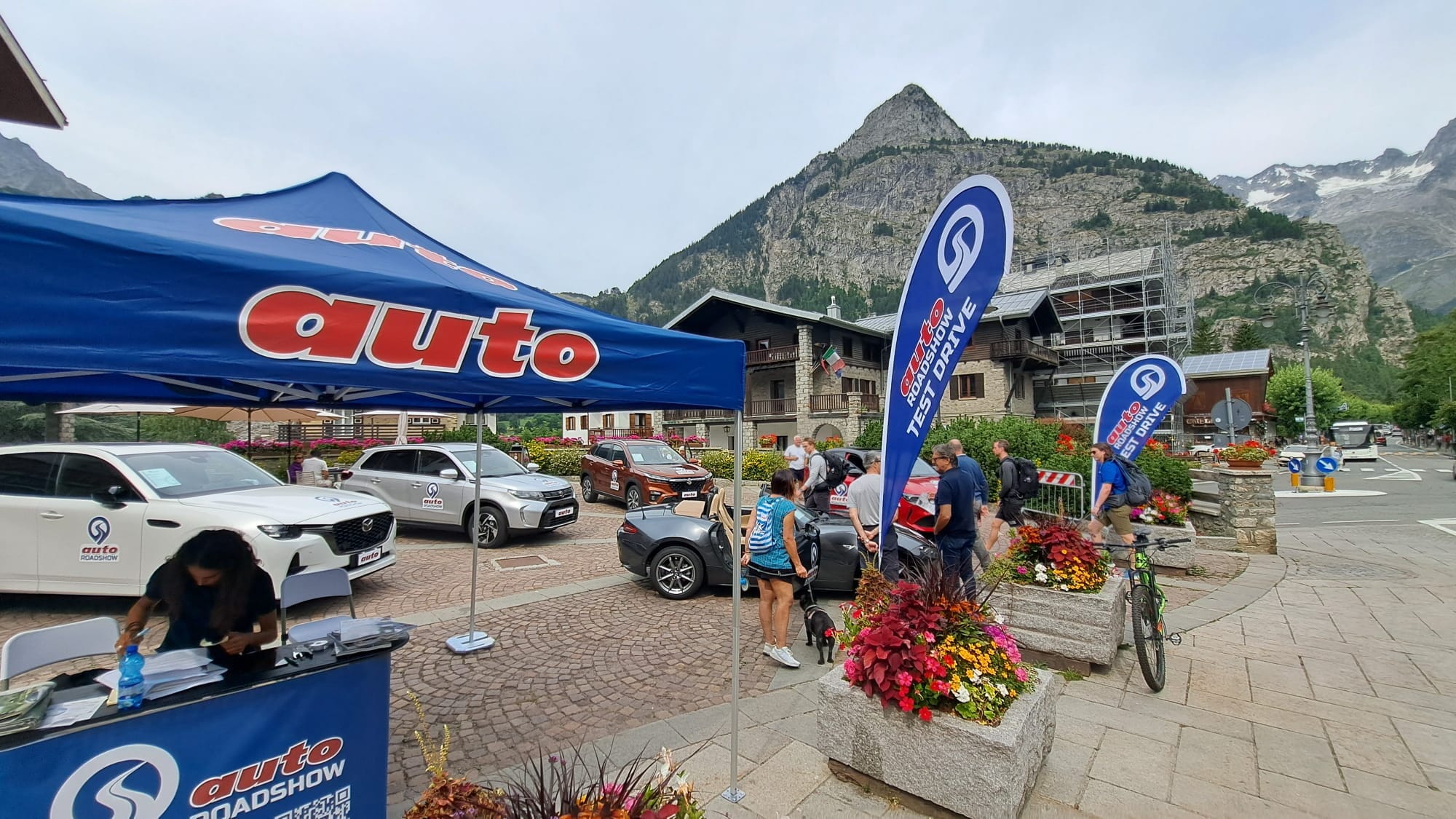 Auto Roadshow Mountain 2025, i test drive a Courmayeur