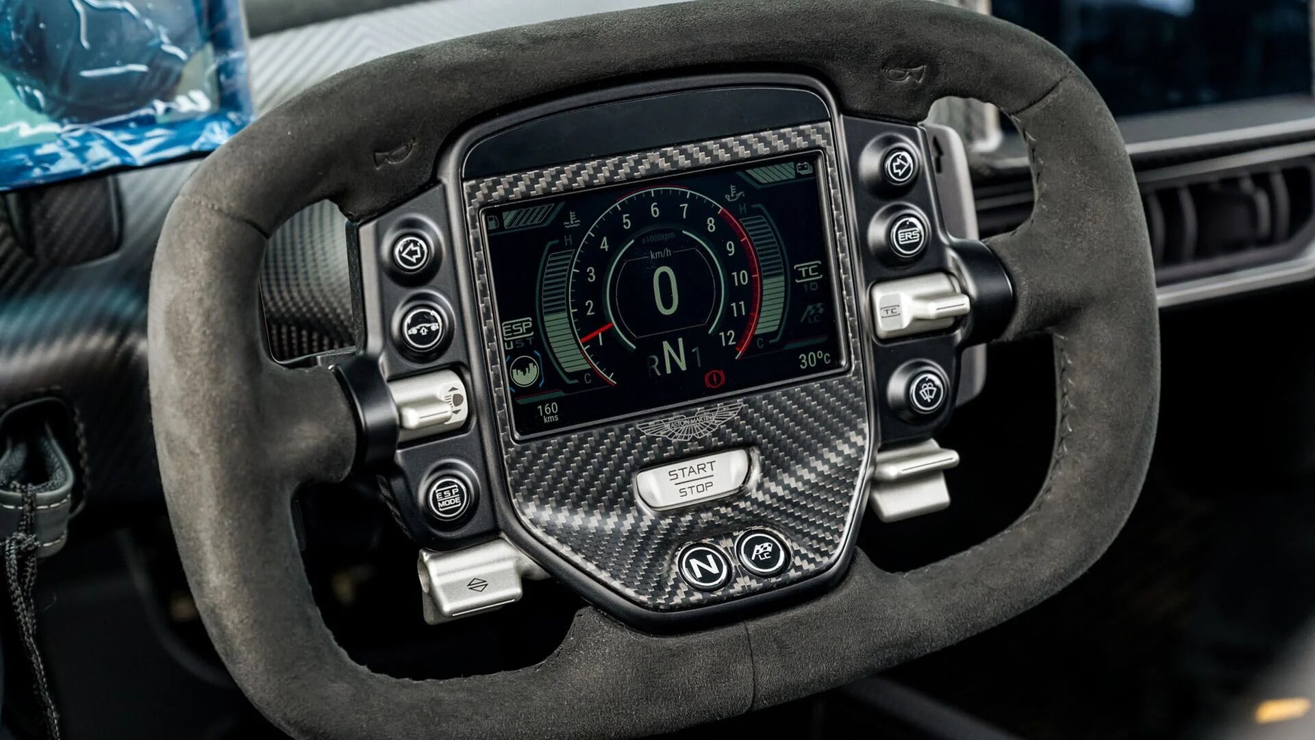L'Aston Martin Valkyrie di Ricciardo 