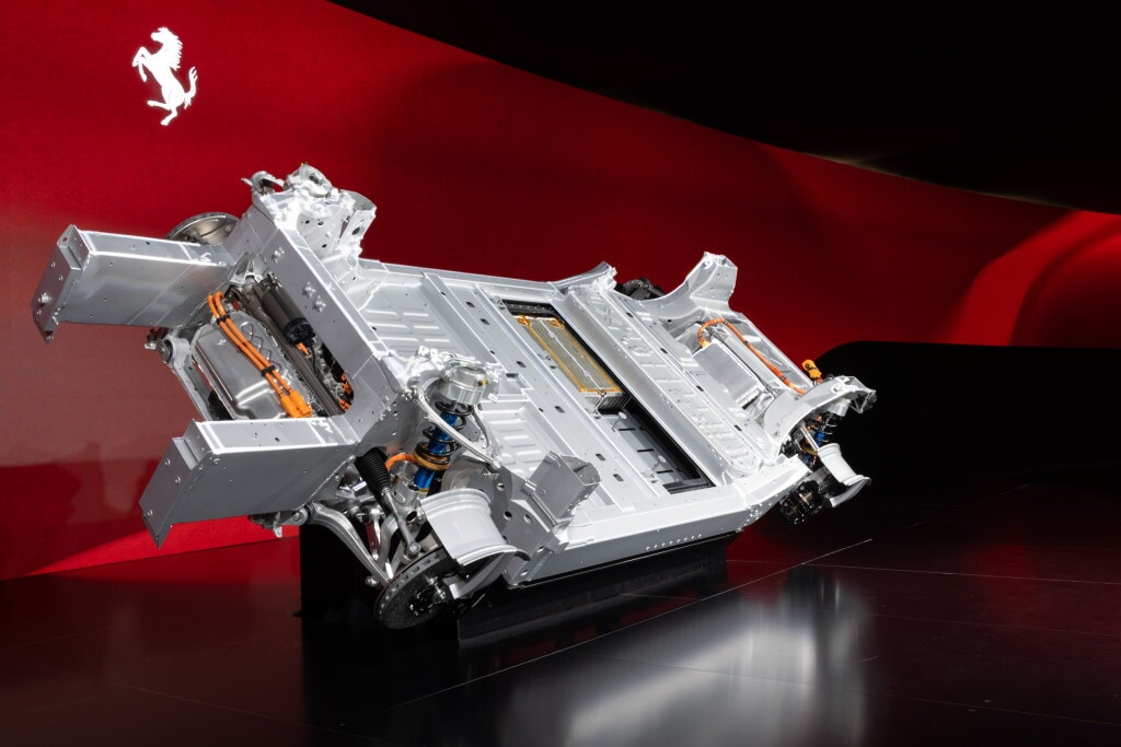 Ferrari elettrica, la tecnologia sotto la carrozzeria