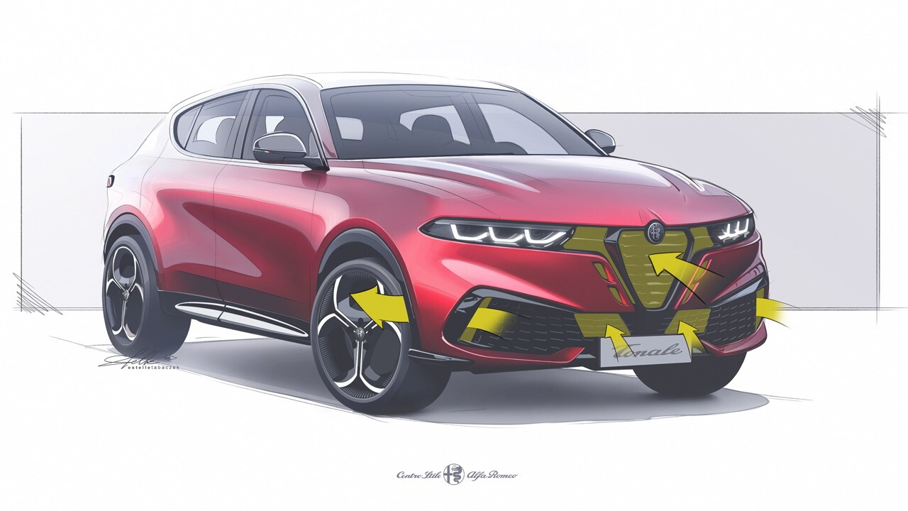 Alfa Romeo Tonale facelift su strada
