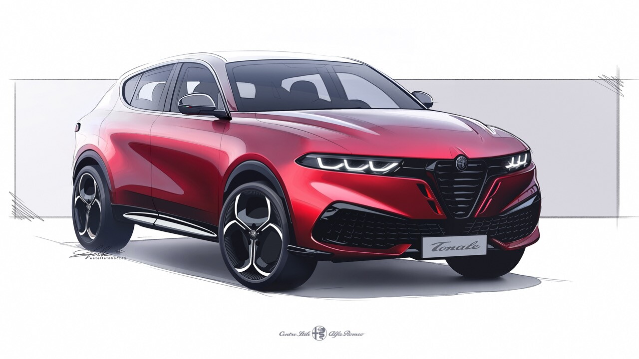 Alfa Romeo Tonale facelift su strada