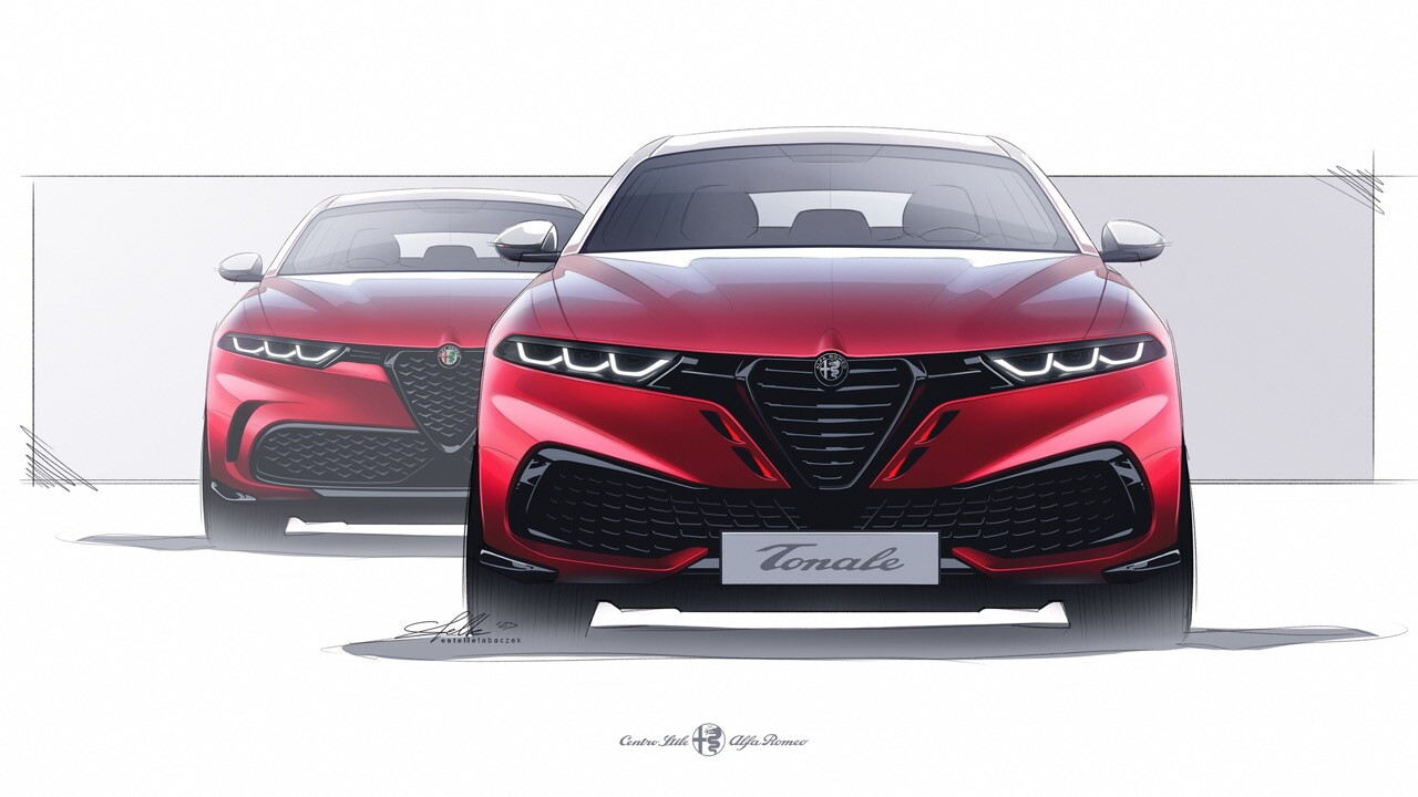Alfa Romeo Tonale facelift su strada