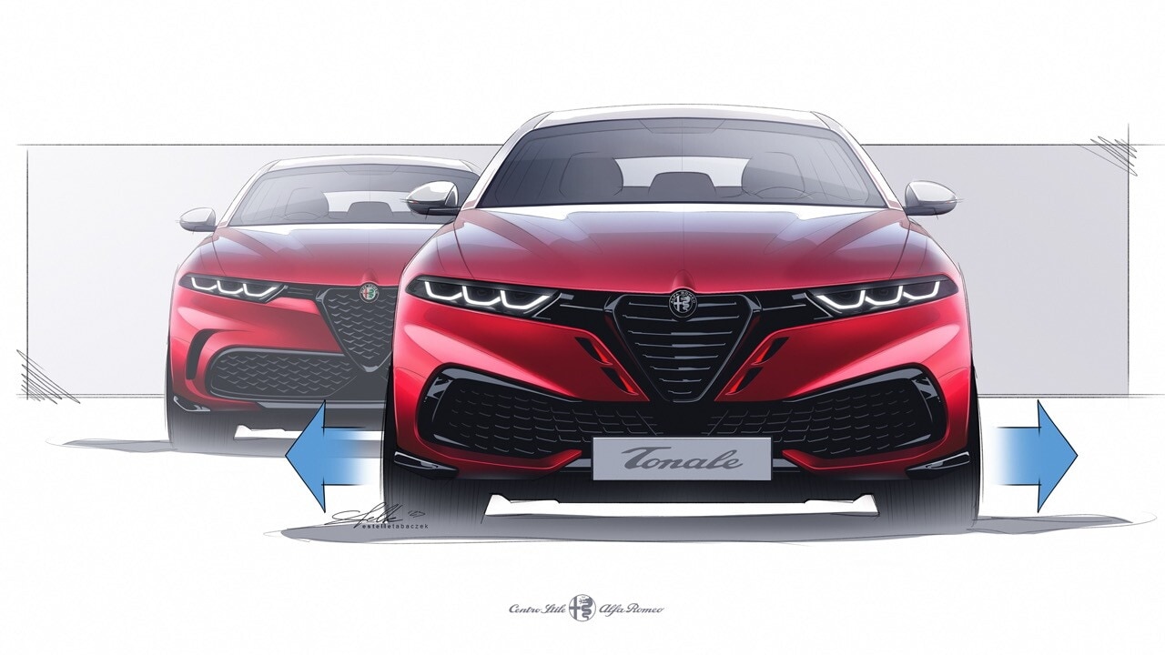 Alfa Romeo Tonale facelift su strada