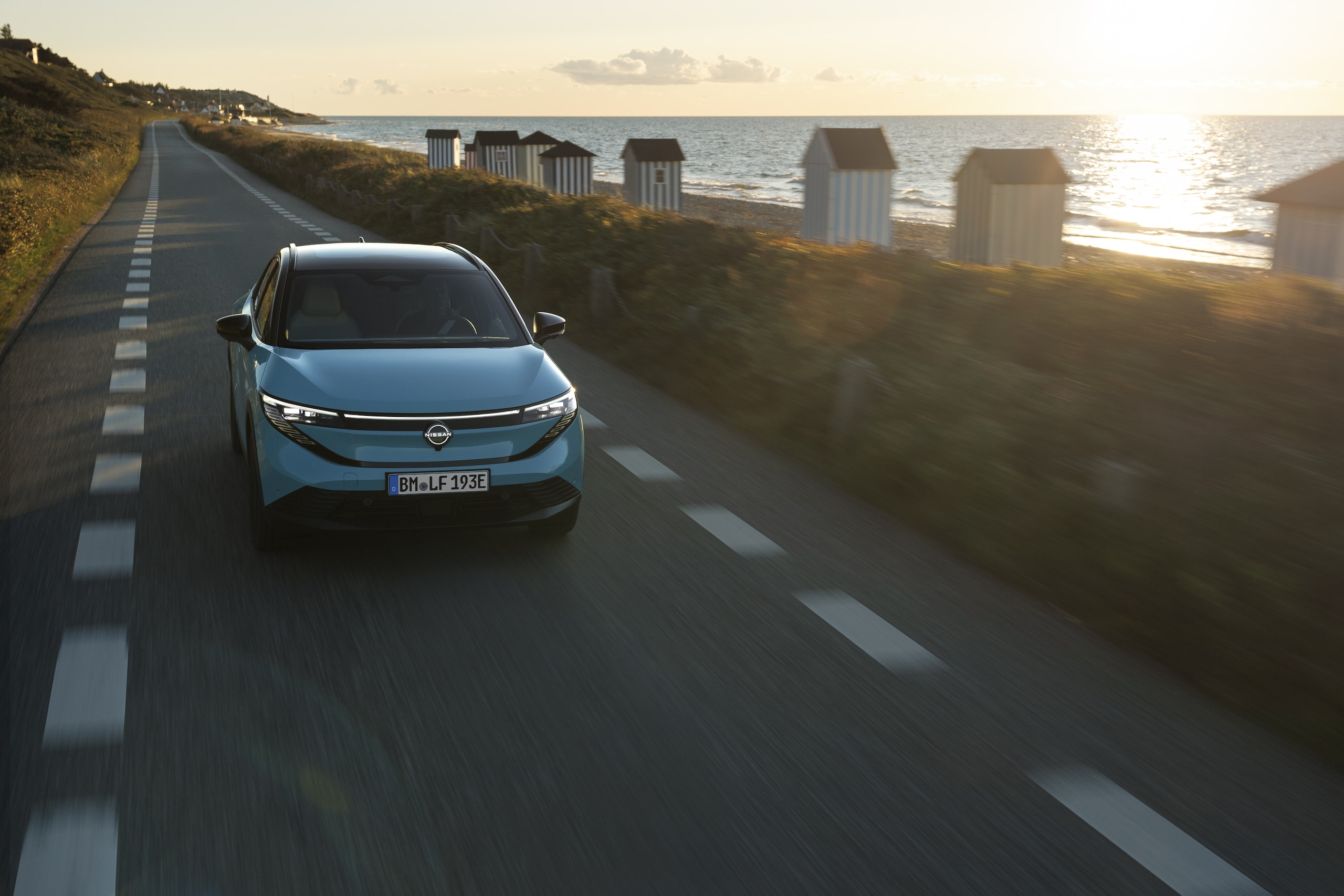 Nissan Leaf, la prova