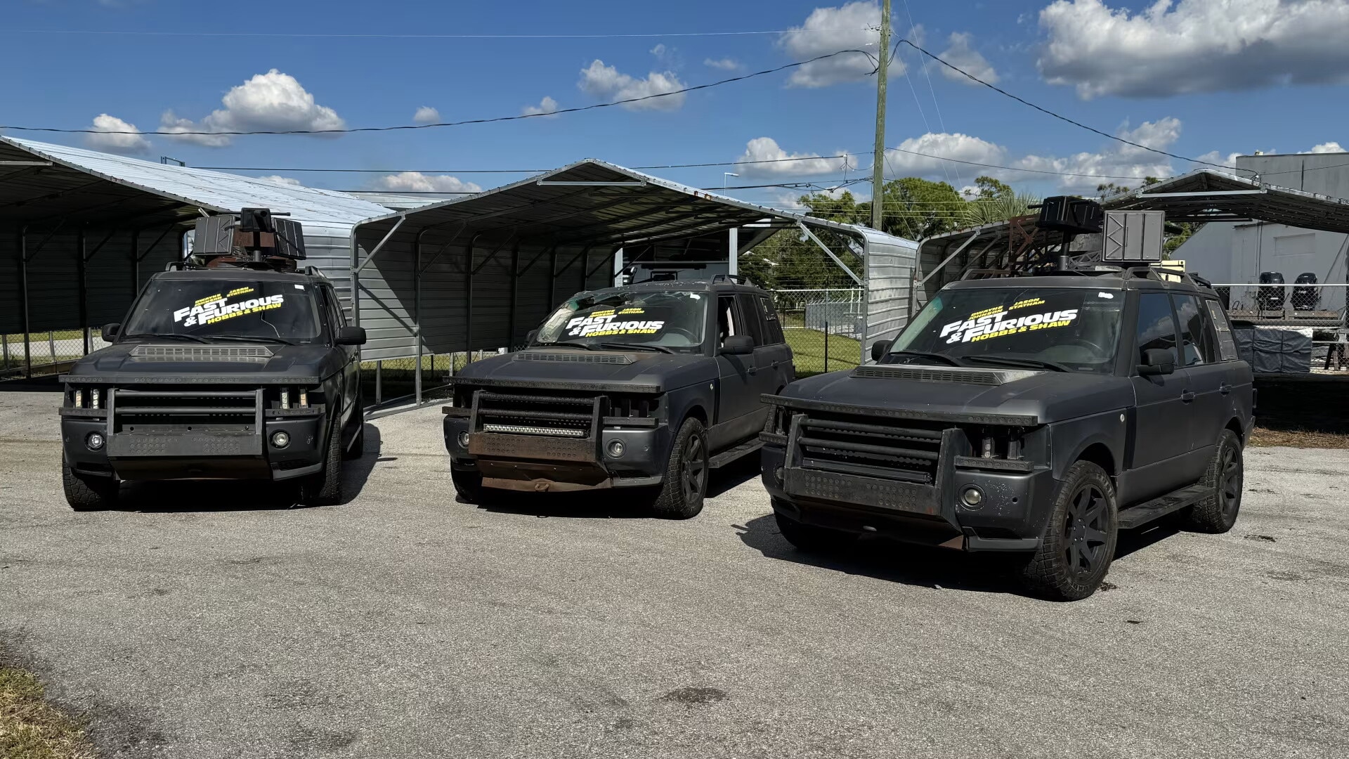 Le foto delle Range Rover di Fast & Furious all'asta