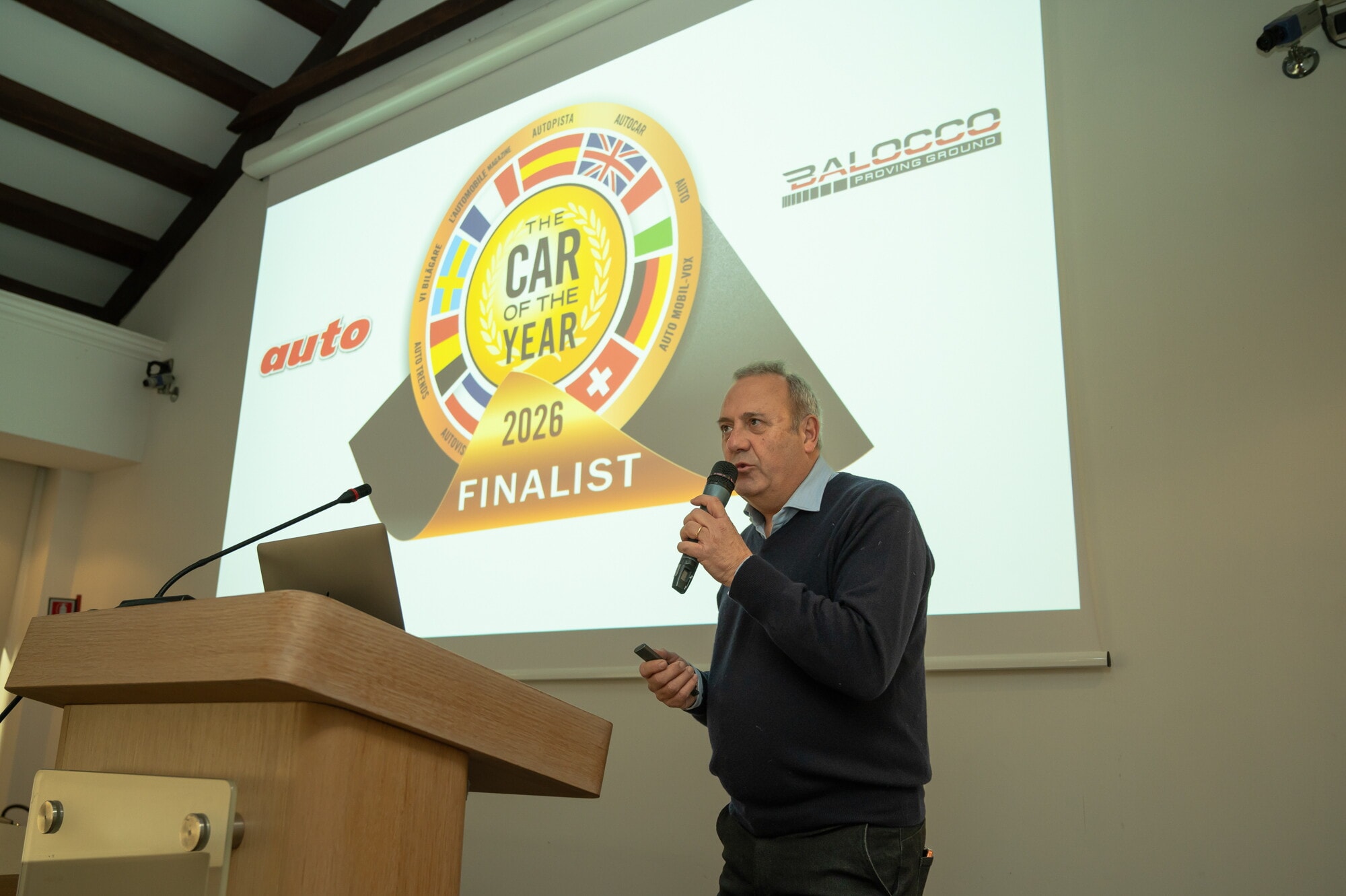 The Car of the Year 2026, le foto dei test al Balocco