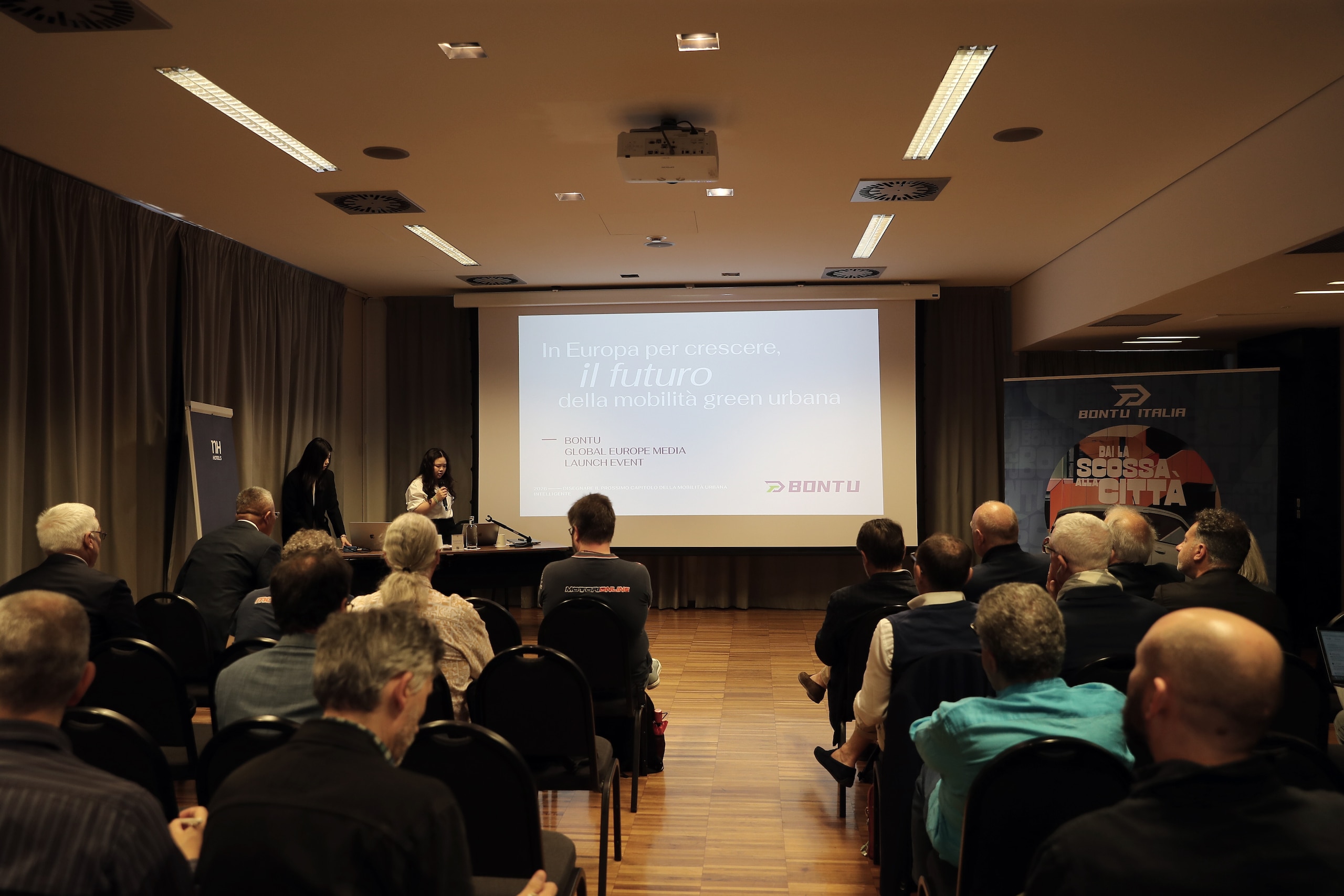 Bontu entra sul mercato europeo: test drive a Milano