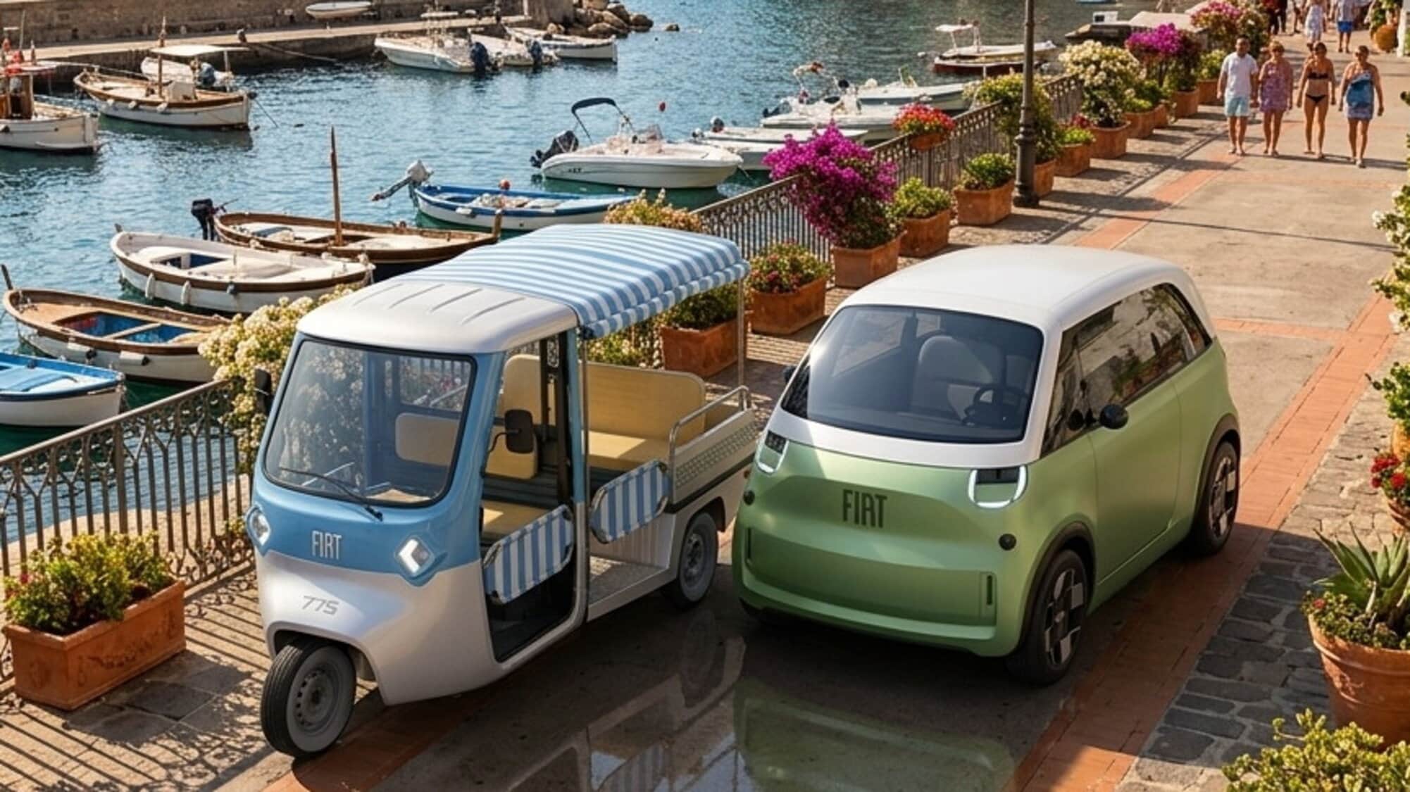 Quattrolino e Tris, le piccole Fiat all'ombra dei Grizzly