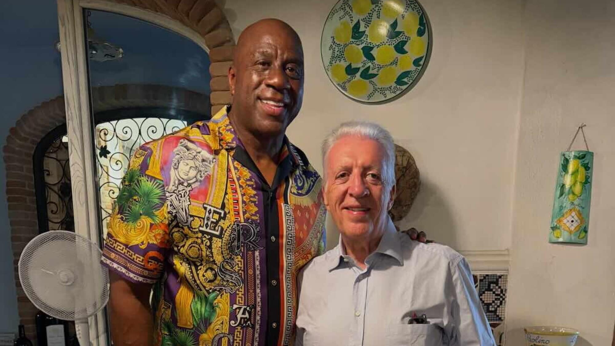 Magic Johnson a Piero Ferrari: "Non posso entrare nelle sue auto"
