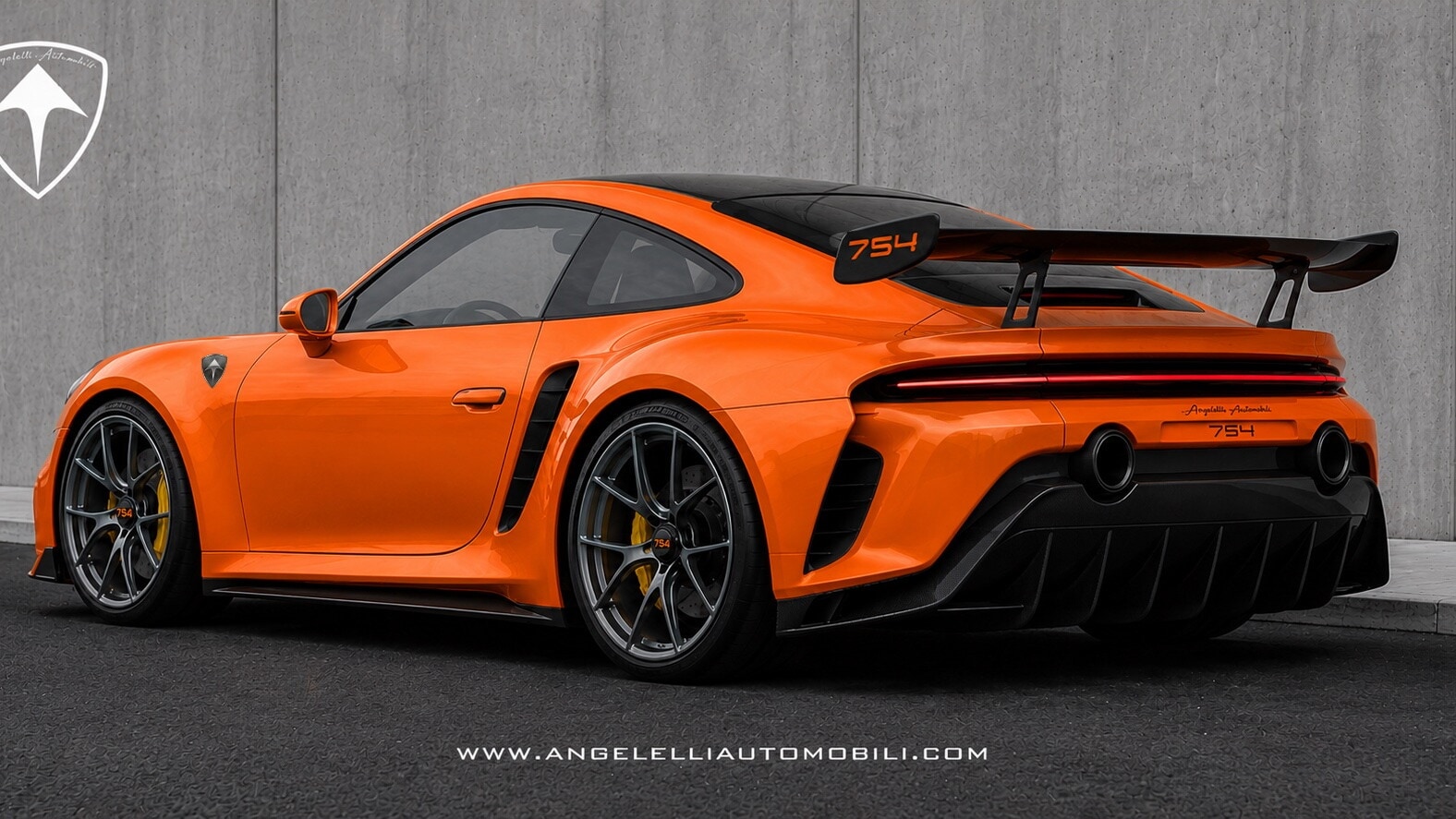 Angelelli Automobili Project 754, la Porsche 911 diventa a motore centrale
