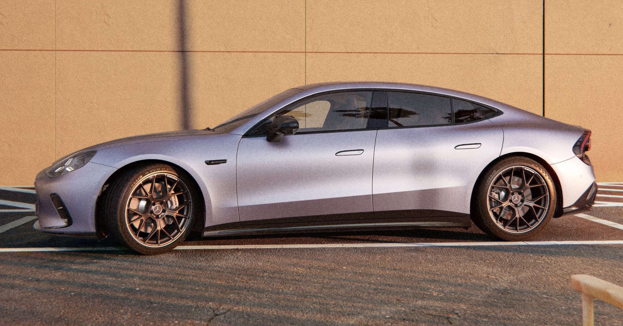 Mercedes-AMG GT 53 elettrica, 809 km di autonomia e 544 CV