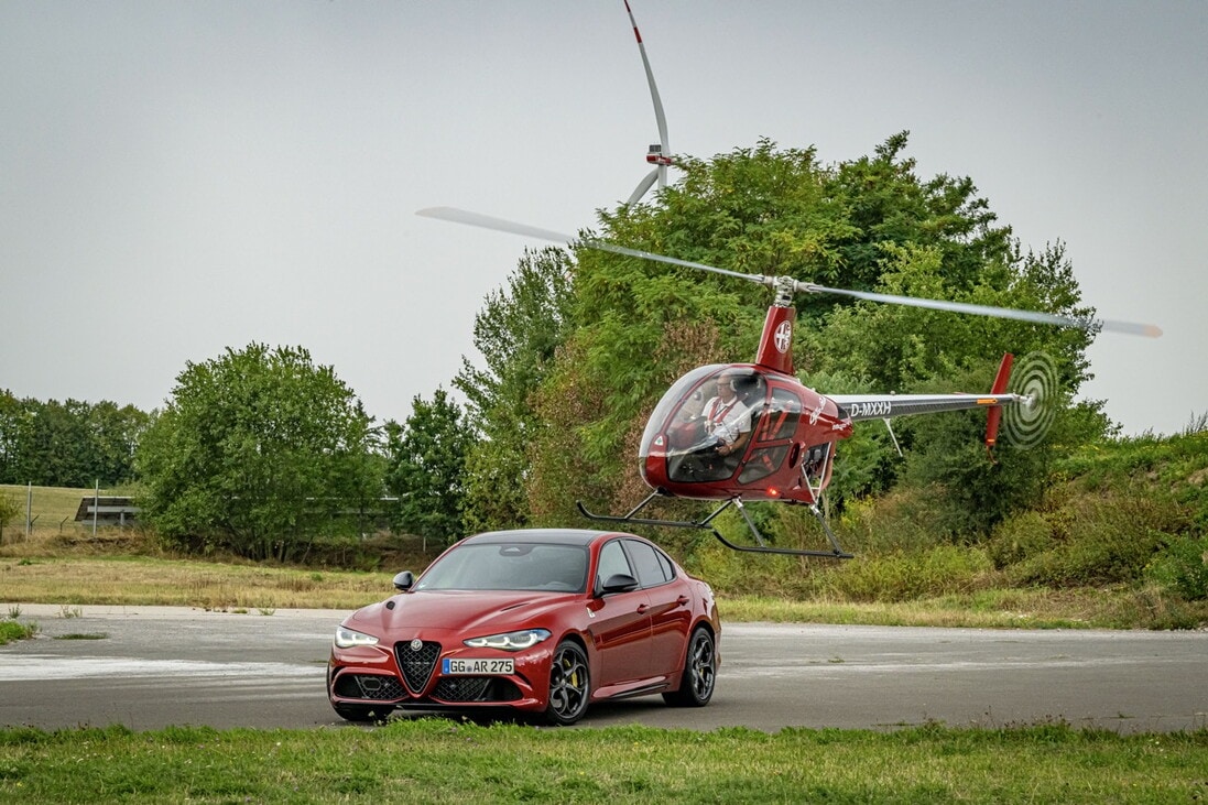 Evocopter ClassiX, l'Alfacottero ispirato alla Giulia Quadrifoglio