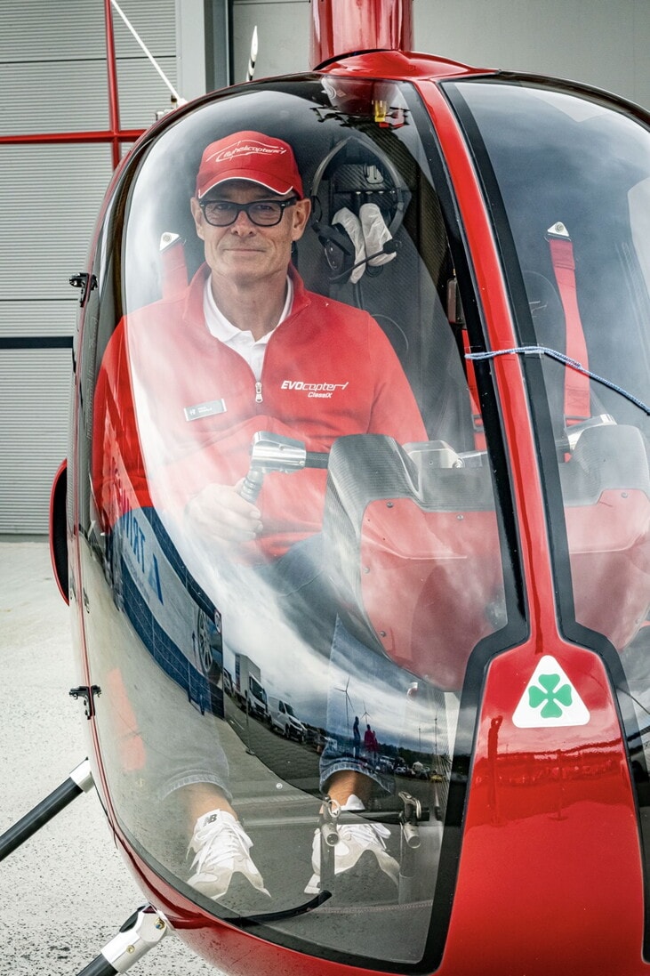 Evocopter ClassiX, l'Alfacottero ispirato alla Giulia Quadrifoglio