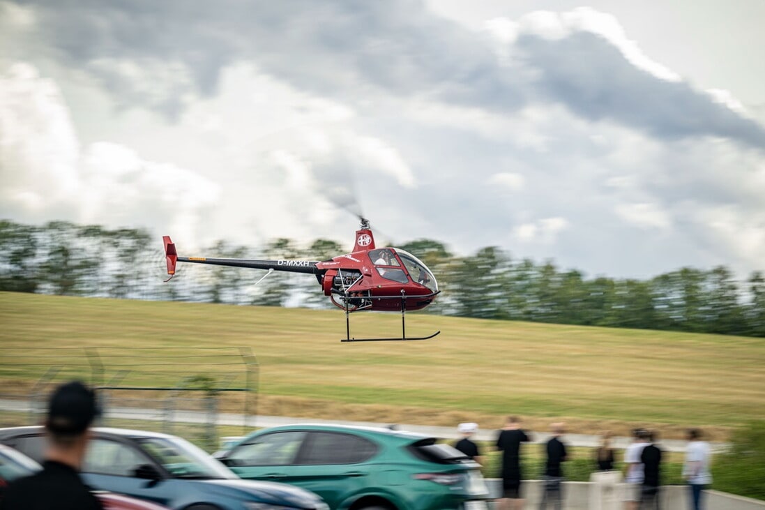 Evocopter ClassiX, l'Alfacottero ispirato alla Giulia Quadrifoglio
