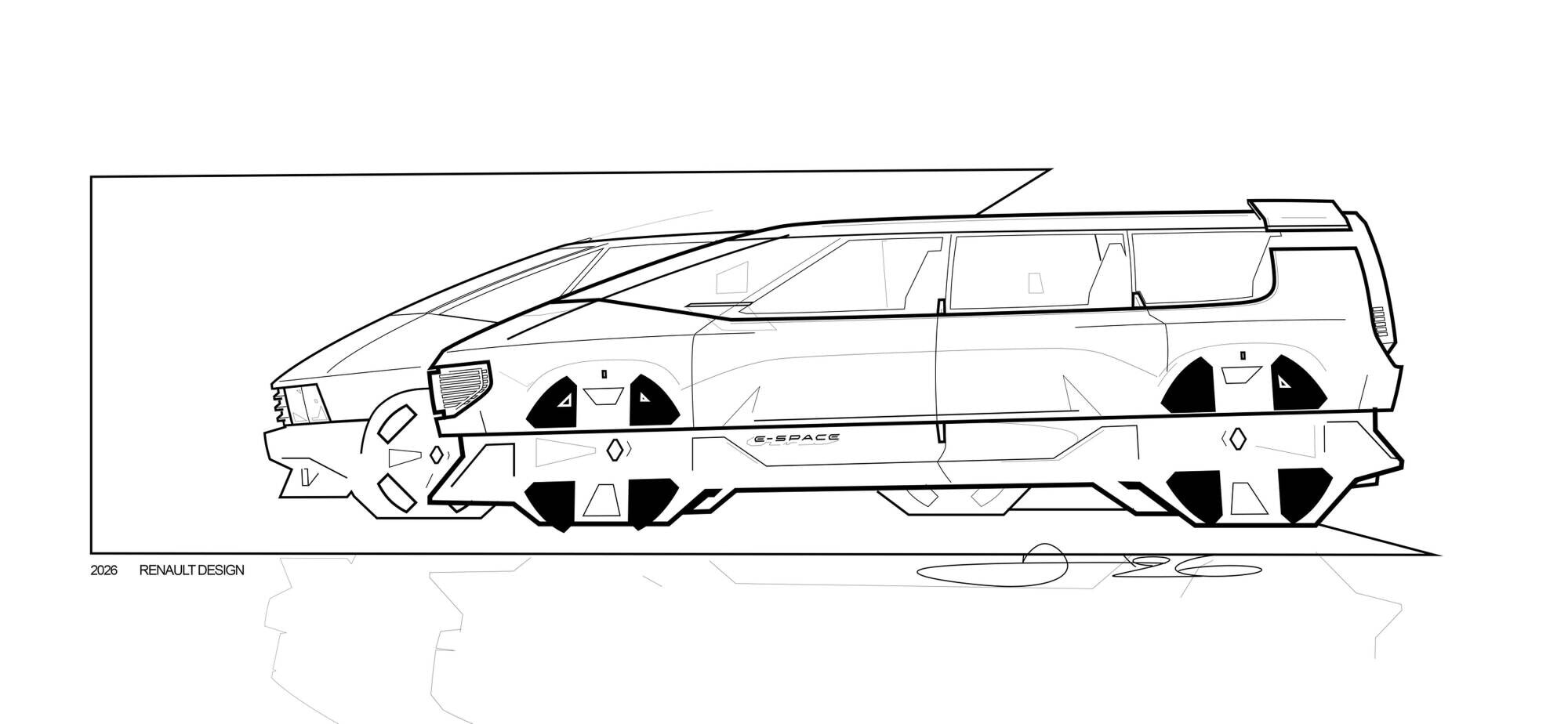 Renault E-Space Concept, monovolume da vivere