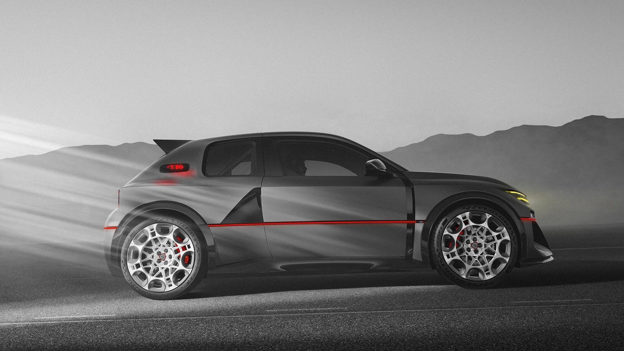 Peugeot E-T16, il mito 205 ispira la futura 208