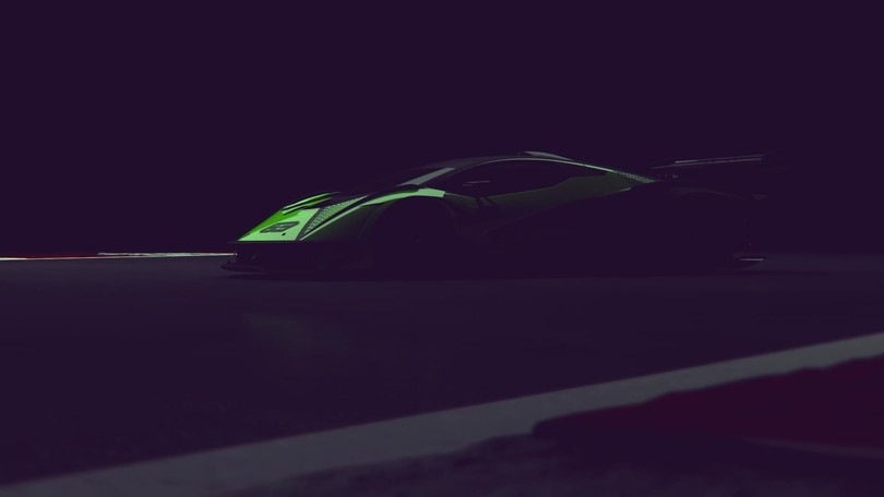 Lamborghini, primo teaser dell'hypercar da 830 cavalli