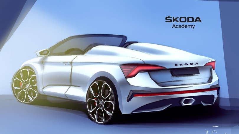 Skoda Scala speedster, concept dall'Academy