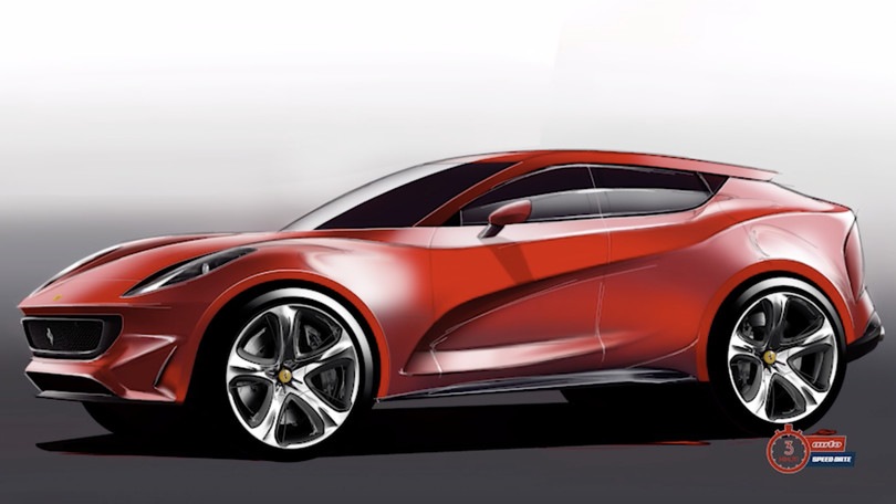 Esclusiva: i rendering del SUV Ferrari