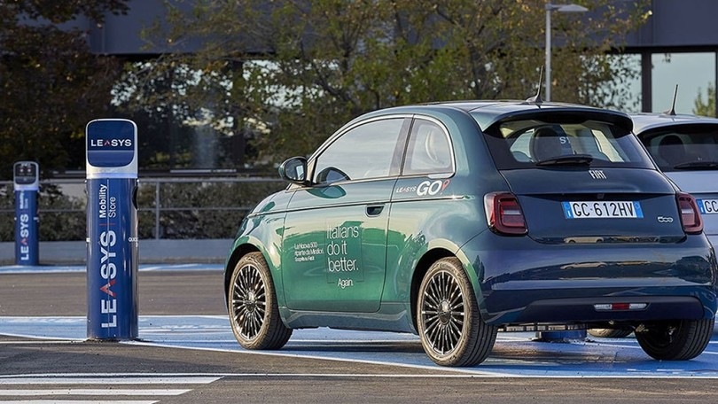 Fiat 500 elettrica, in car sharing con LeasysGO!