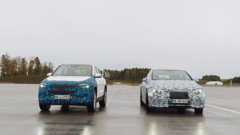 Mercedes EQA e EQS, test finali per il SUV e l'ammiraglia elettrici
