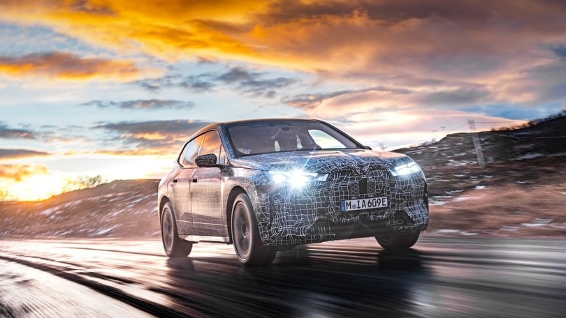 BMW iX, test finali in Scandinavia