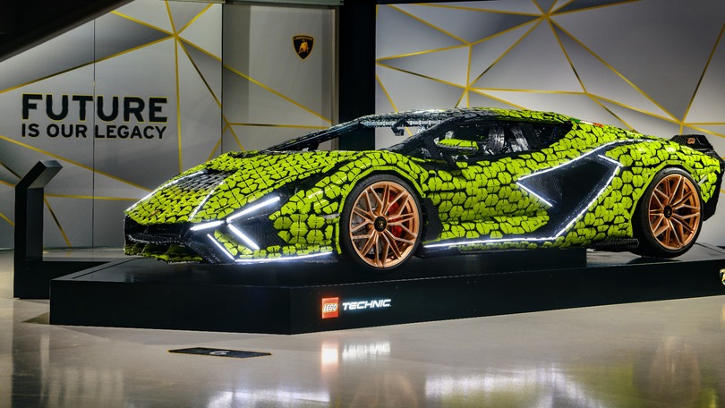Lambo Lego, la spettacolare Sián in scala 1:1 al Museo di Sant'Agata