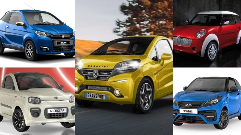 Le 5 minicar che possono essere guidate senza patente B