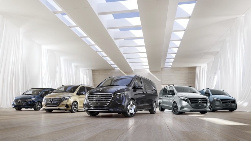 Mercedes EQV e Classe V restyling, la strada del lusso insieme al furgone Vito