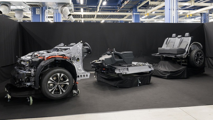 Toyota, nel 2026 le prime elettriche prodotte con Gigacasting