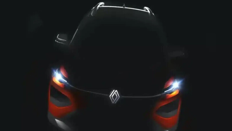 Renault Kardian, prima immagine del frontale del B-Suv
