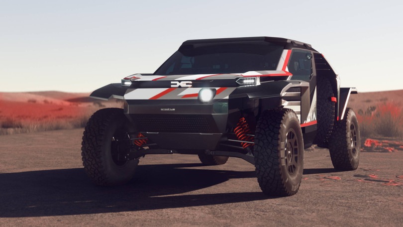 Dacia Sandrider, il prototipo a carburante sintetico pronto per la Dakar