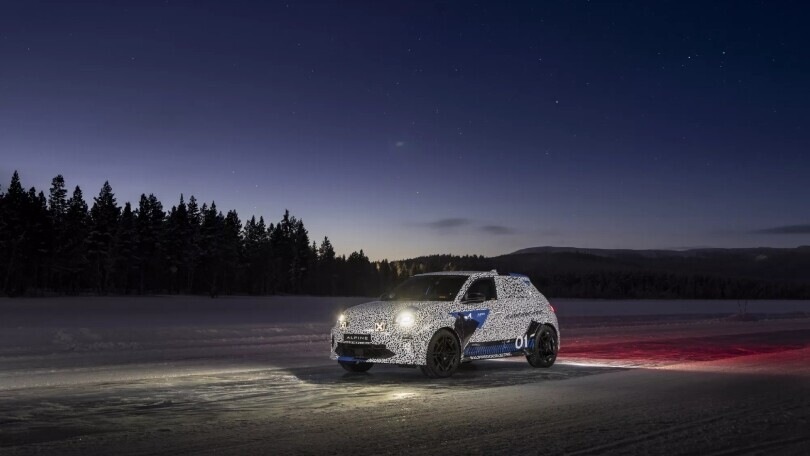 Alpine A290, prove estreme sul ghiaccio della Svezia