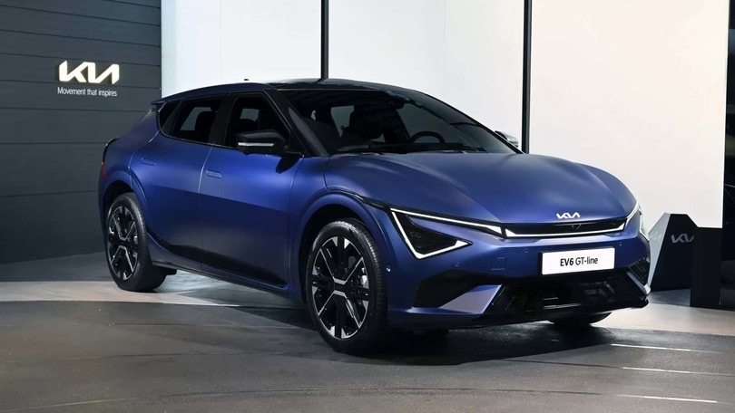 Kia EV6 restyling, frontale da EV3 e batteria potenziata