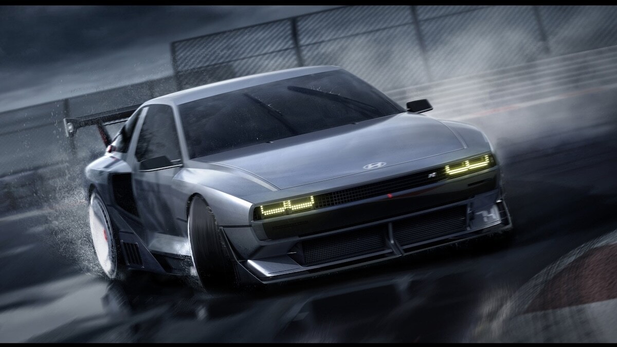 Hyundai N Vision 74, semaforo verde alla super coupé elettrica