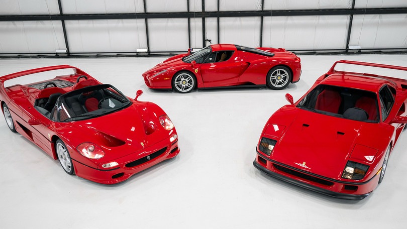 Ferrari F40, F50 ed Enzo: le tre icone all’asta a Miami