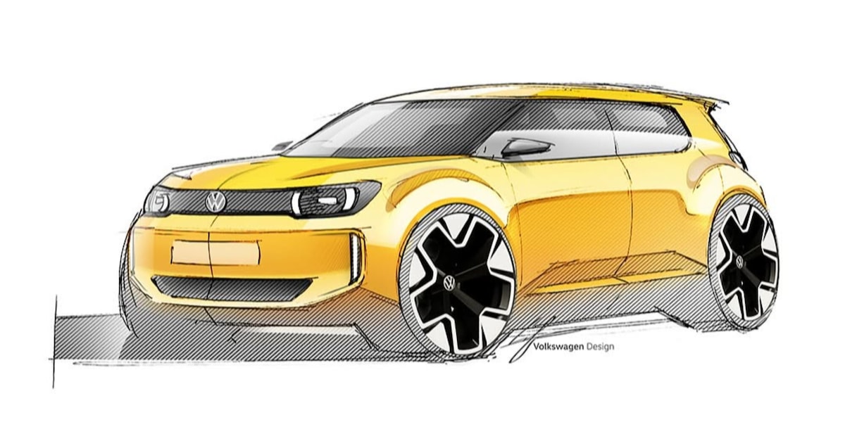Volkswagen ID.1, nuovi bozzetti della baby elettrica da 20.000 euro