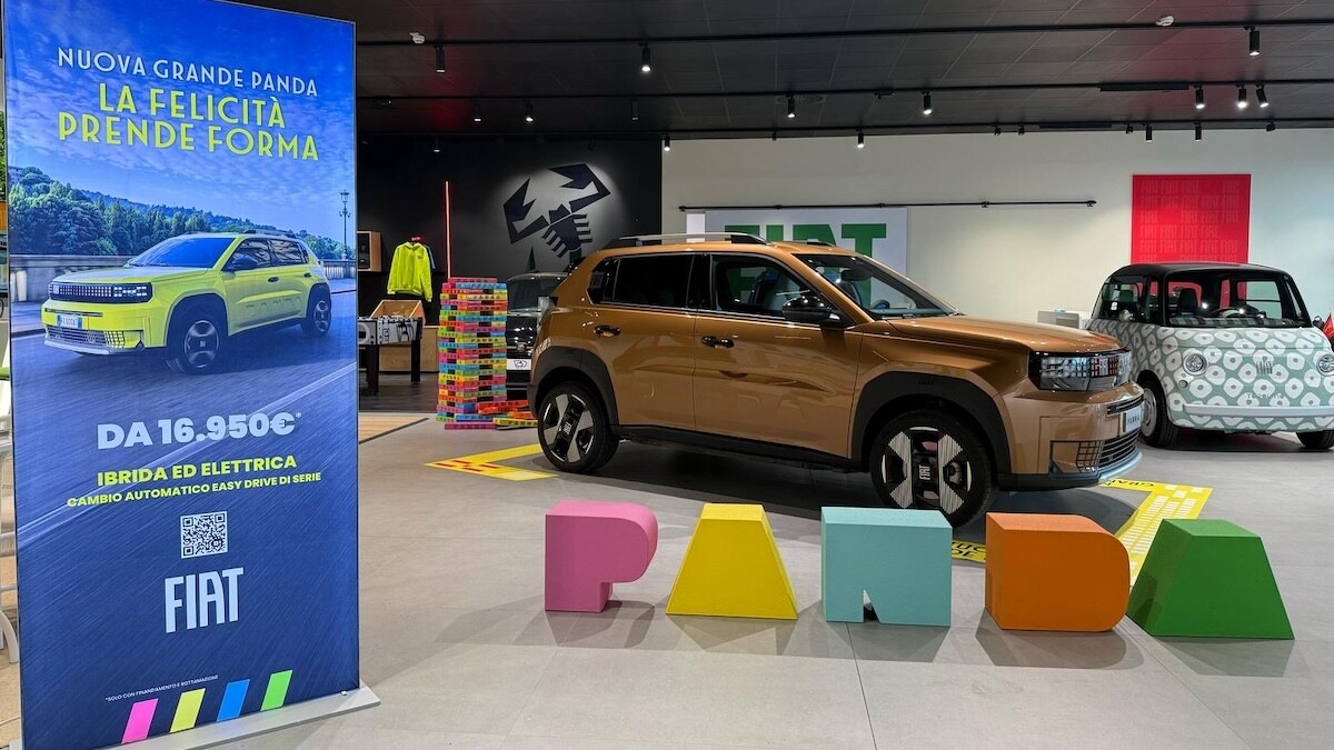 Fiat Grande Panda arriva nelle città italiane con gli eventi La Prima