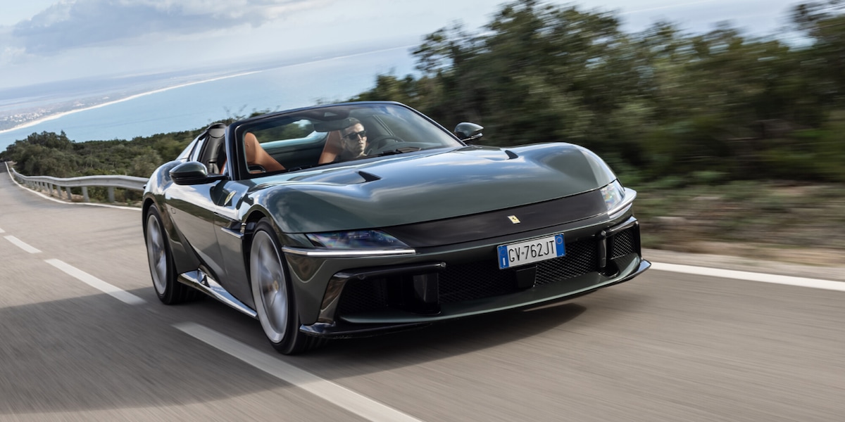 Ferrari 12Cilindri Spider, 830 cv a cielo aperto