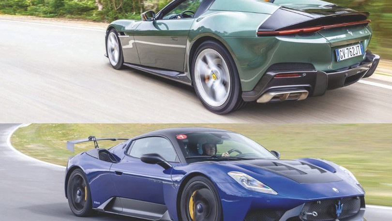 Sul nuovo numero di Auto: Ferrari 12Cilindri e Maserati GT2, favolose emozioni