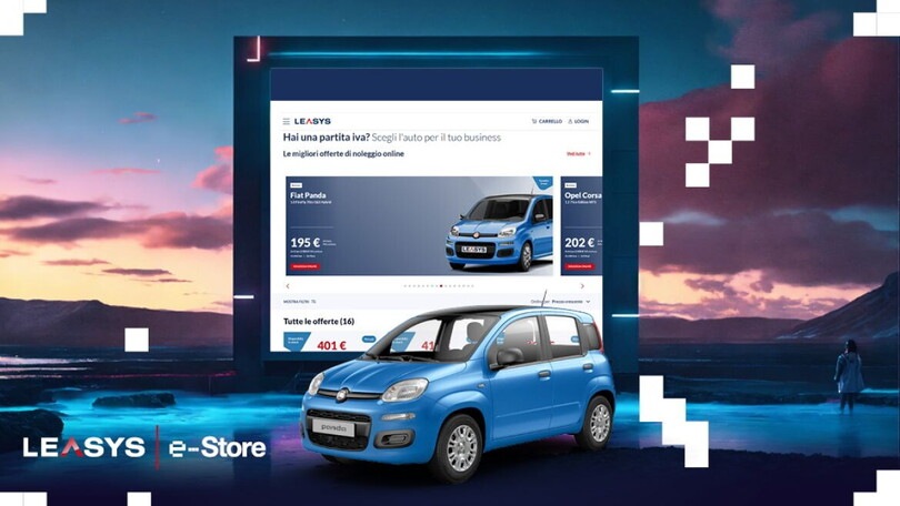 Leasys e-Store, noleggio in un click  e consegna rapida