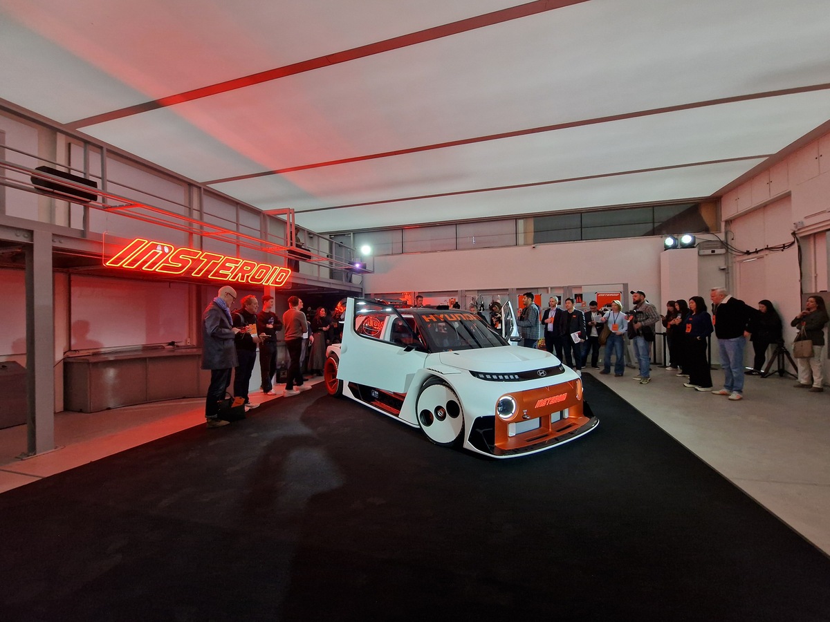 La Hyundai INSTEROID vista da vicino a Seul