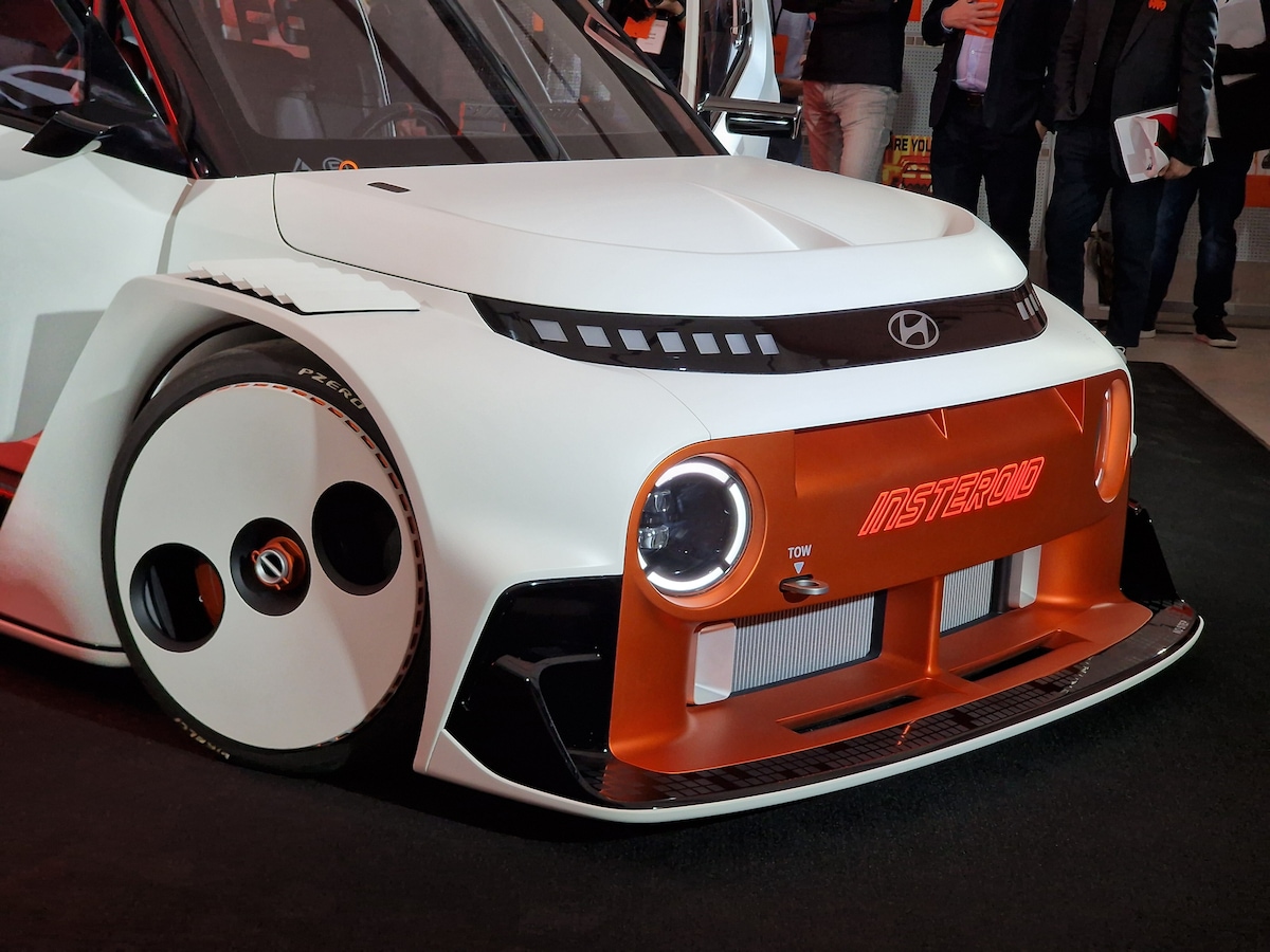 La Hyundai INSTEROID vista da vicino a Seul