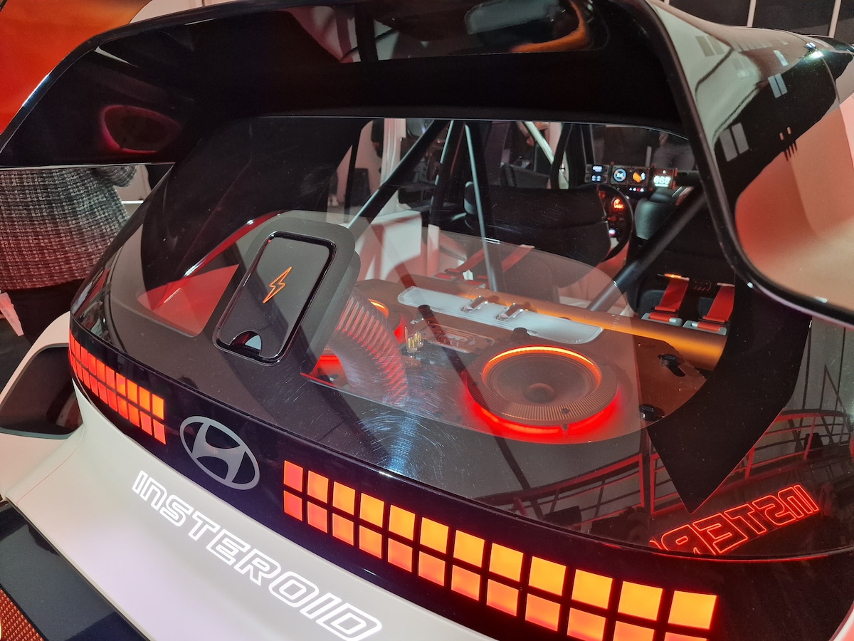 La Hyundai INSTEROID vista da vicino a Seul